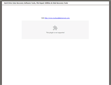 Tablet Screenshot of nucleusdatarecovery.com